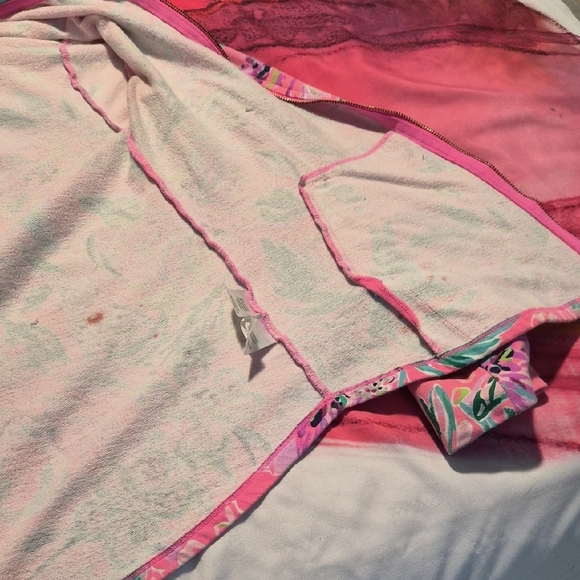 Lilly Pulitzer Pink and Green Floral Jacket - Picture 4 of 5